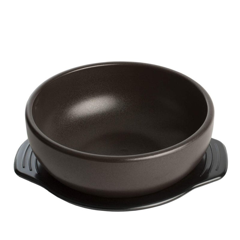 Crazy Korean Cooking Korean Stone Bowl (Dolsot), Sizzling Hot Pot for Bibimbap and Soup (Large, No Lid) - Premium Ceramic - Image 1